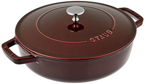 STAUB Rustidera chistera de Hierro Fundido Granada 24cm