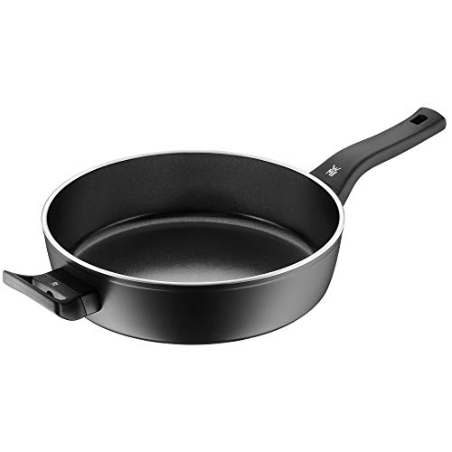 WMF CeraDur Plus Sartén Honda, Aluminio, Negro, 28 cm