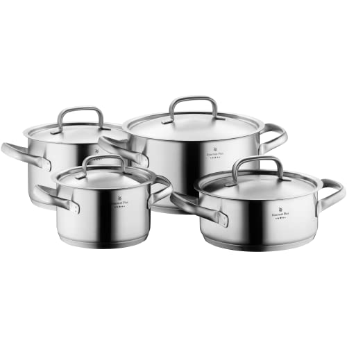 WMF Cookware set GOURMET PLUS 4-pc kit de cacerolas - Kits de cacerolas (Acero inoxidable, Acero inoxidable, Acero inoxidable, Acero inoxidable, Acero inoxidable, Acero inoxidable)
