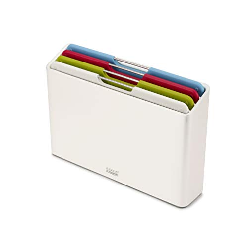 Joseph Joseph Juego de 4 tablas de cortar Folio Arctic con estuche