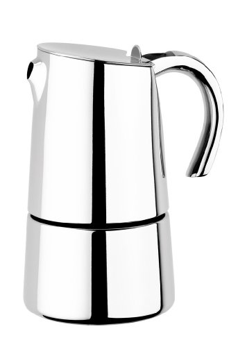 BRA Braisogona_A170503 Bella - Cafetera, Capacidad 10 Tazas, Acero Inoxidable 18/10, Único