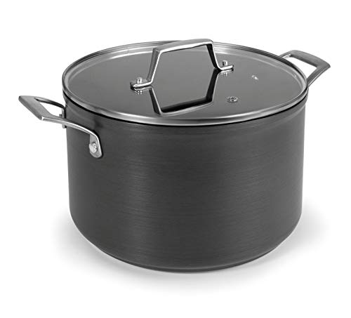 Lacor Anodized 48120-Olla con Tapa, Aluminio Anodizado, 20 cm