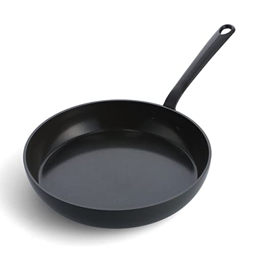 GreenPan Craft Sartén de cerámica antiadherente saludable de 28 cm, sin PFAS, apta para inducción, apta para lavavajillas, apta para horno, negra