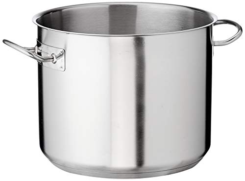 LACOR 8414271039867 Olla Baja con Tapa, 32 cm, Stainless Steel, Silver
