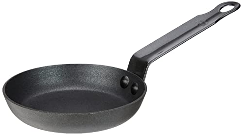 Lacor 63712 Blinis Ferrum - Sartén Hierro Antiadherente 12 cm, Negro