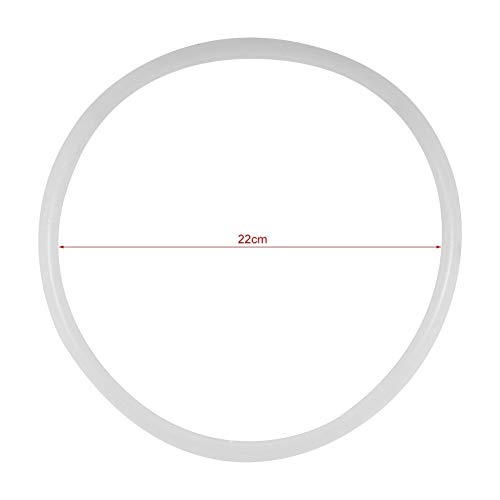 Zerodis Junta de Goma para Tapa, Junta para Olla a presión Junta De Silicona, Goma de Sellado para Olla a presión Reemplazo de la Junta de Goma de Silicona para Las ollas de presión de Potencia(22CM)