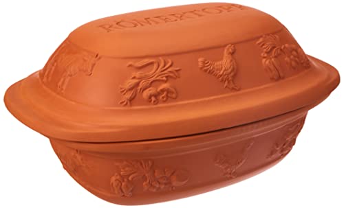 Römertopf 119 00 Rustico Olla para cocinar al vapor, de cerámica sin esmaltar (3 L), color terracota