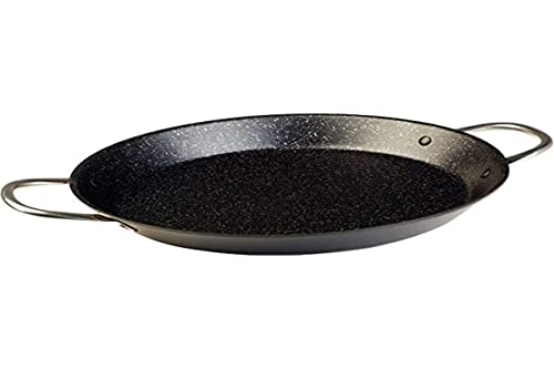 WECOOK! Ecochef Paellera Inducción, 42 cm, 10 Raciones, Aluminio Prensado, Antiadherente Titanio QUANTANIUM Ecológico 5 Capas sin PFOA, 3 mm Espesor, Apta Todas las Cocinas, Vitrocerámica, Gas