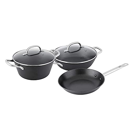 BOJ set new classic ollas y sartén hierro fundido