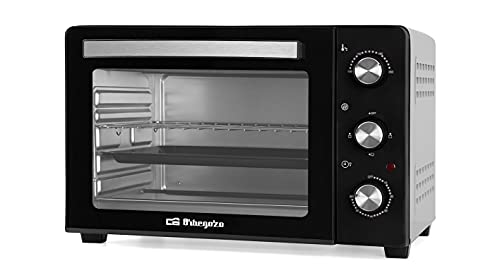 Orbegozo HO 300 Horno Eléctrico de Sobremesa, Capacidad 30 L, Temporizador, Calor Superior e Inferior, 1500 W, Multicolor