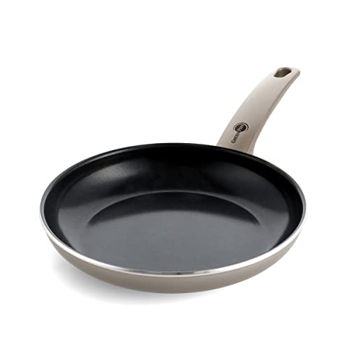GreenPan Cambridge Sartén de Cerámica antiadherente saludable de 24 cm, sin PFAS, inducción, apta para lavavajillas, apta para horno, bronce
