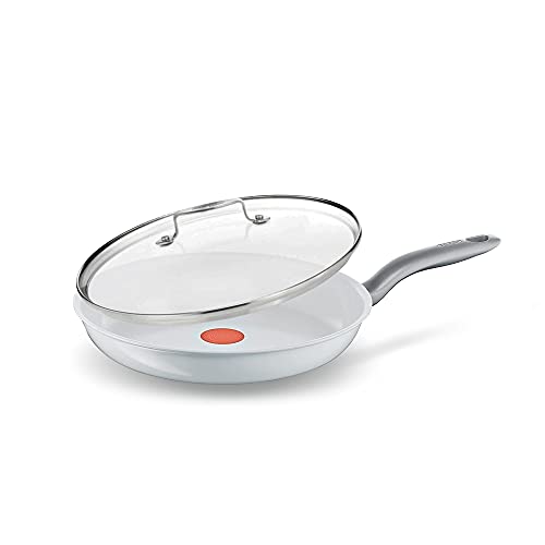Tefal Juego de sartenes Ceramic White Control (24 cm + tapa)