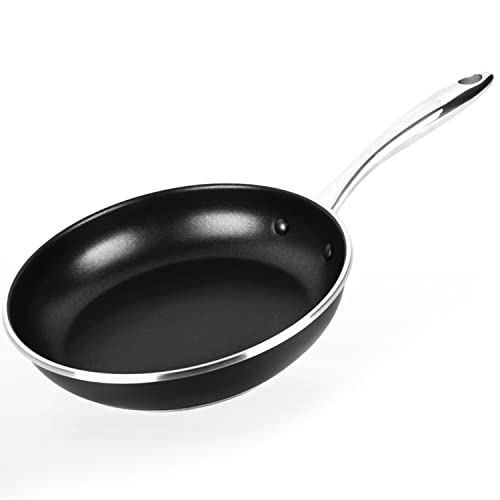 MAGEFESA ® Prisma sartén de 28 cm, Fabricada en Acero Inoxidable 18/10, Antiadherente Triple Capa, Apta para Todo Tipo de cocinas y lavavajillas, Incluido INDUCCIÓN, Fondo termodifusor, facil Uso