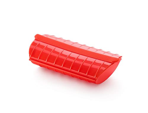 Lékué - Estuche de vapor, color rojo, 1-2 personas (650 ml)