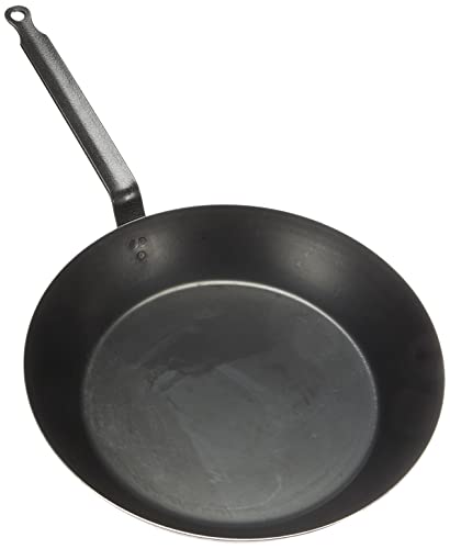 Ollas Agnelli Lyonnaise Sartén con Mango, la luz, Hierro, Gris, 28 cm