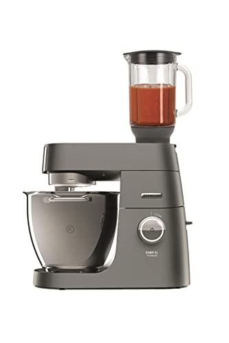 Kenwood Electrodomésticos Titanium Chef XL System Pro Robot de Cocina, 1700 W, 5 kg, Plata, 44 Decibelios, Metal