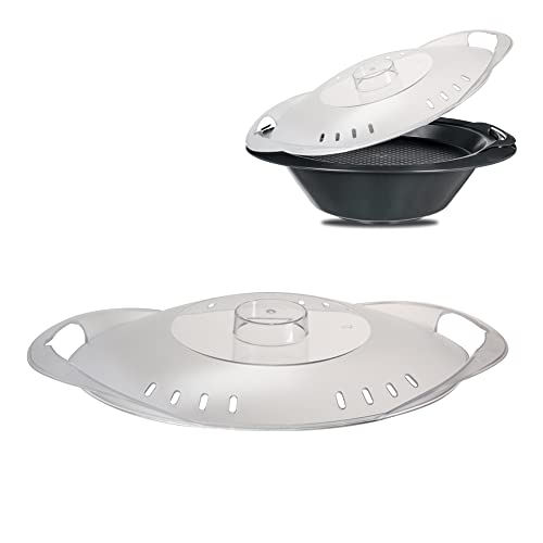 POPTONG Tapa Varomamix TM5/TM6/TM31 para vaporizador de material PCTG con Varoma Thermomix TM5/TM6/TM31