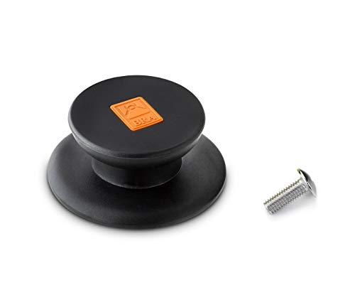 BRA Efficient Pomo de baquelita negro con insert naranja