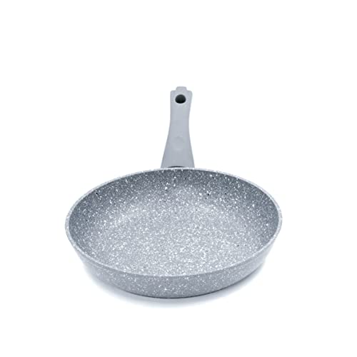 Blackmoor Sartenes para Freír | 20cm Gris | Antiadherentes y Antirayaduras | Asas de tacto frío | Aptas para placas de Inducción, Eléctricas y de Gas