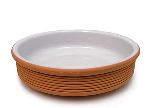 ArtCook - Set de 4 Cazuelas de Cerámica, 17 cm, Natural