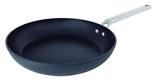Arcos Serie Samoa | Sarten Antiadherente 28 cm | Aluminio Forjado | Full Induction | Mango Acero Inoxidable Efecto Frio | Sistema ahorro energético | Apta lavavajillas | Color Negro