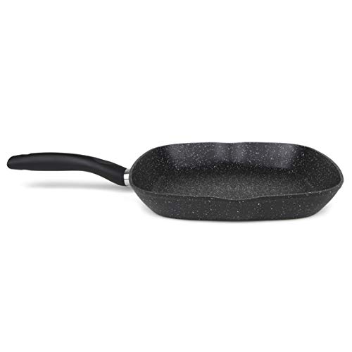 Orbegozo RUF 3528 - Sartén de aluminio forjado con recubrimiento de piedra, 28 cm de diámetro, apto para todo tipo de fuegos