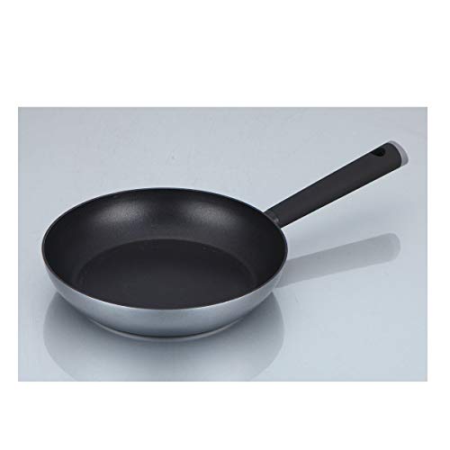 Oroley - Sartén Antiadherente Ecosilver | para Inducción, Vitrocerámica, Gas | Hecha de Aluminio Prensado | Mida Pequeña | 20 cm