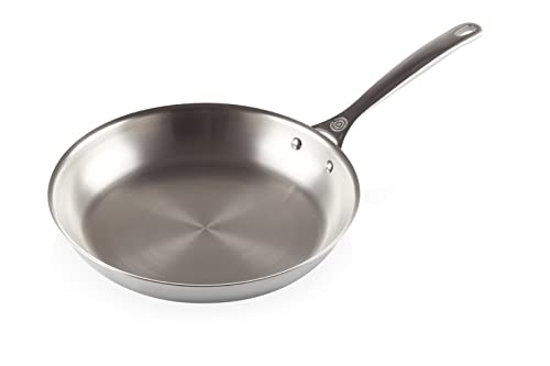 Le Creuset Sartén baja de 30 cm de acero inoxidable Plus de tres capas de, 96600230001600
