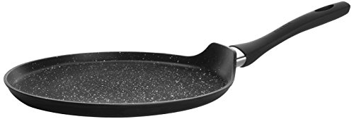 IBILI - Sarten crepes natura, 25 cms, Aluminio, Antiadherente estilo piedra, Apto para induccion