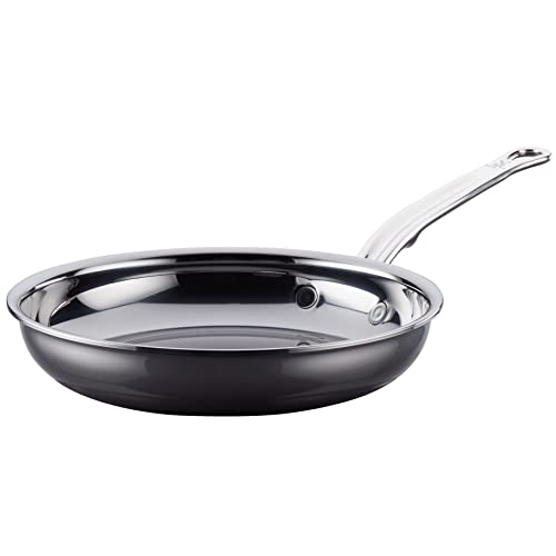 Hestan - Colección NanoBond - Sartén de titanio de acero inoxidable, compatible con placa de inducción de 8.5 pulgadas