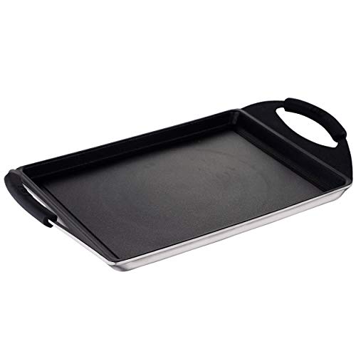 MasterPRO Asador Aluminio Fundido Apta para Inducción Gravity, 40 cm