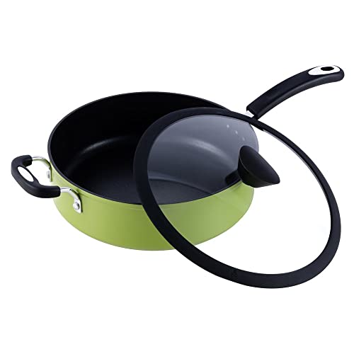 OUSIKA La cacerola Green Earth All-In-One con revestimiento antiadherente de cerámica de Alemania Ollas