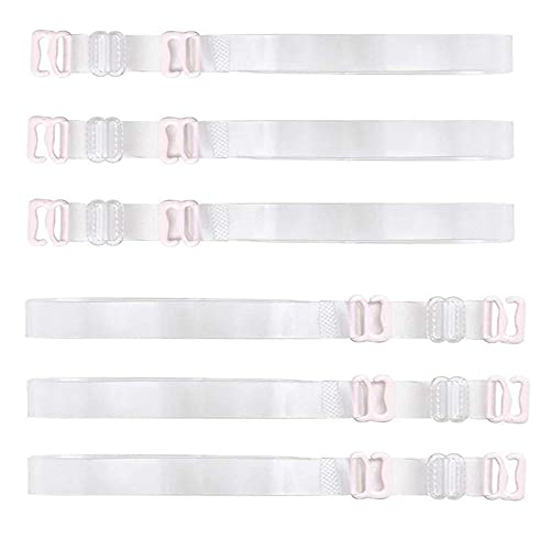 Invisible Bra Straps transparente invisible correa sujetador ajustable antideslizante suave correa de hombro transparente