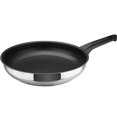 MAGEFESA ® Sabor sartén de 18 cm, antiadherente triple capa, fabricada en acero inoxidable, compatible con todo tipo de fuego, incluido induccion, sarten, fácil Limpieza y apta para lavavajilla