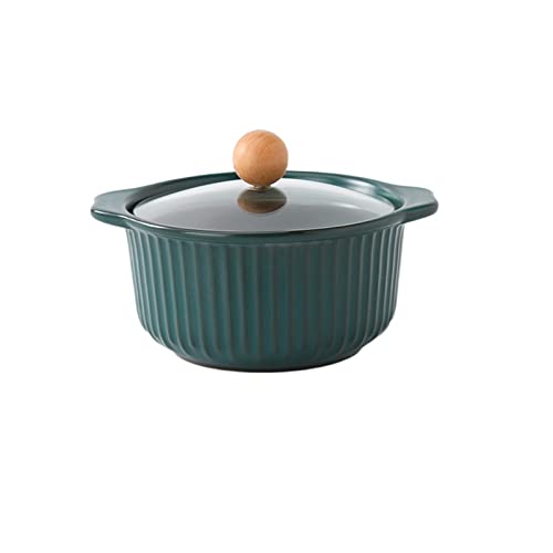Olla para sopa Cazuela de cerámica pequeña Patrón vertical Olla para sopa Electrodomésticos de cocina Electrodomésticos de cocina Sartén Electrodomésticos de cocina