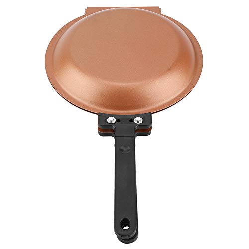 Sartén con tapa antiadherente de doble cara, máquina para hacer tortitas de huevo frito, utensilios de cocina para el hogar, tortilla de aluminio y sartén Frittata