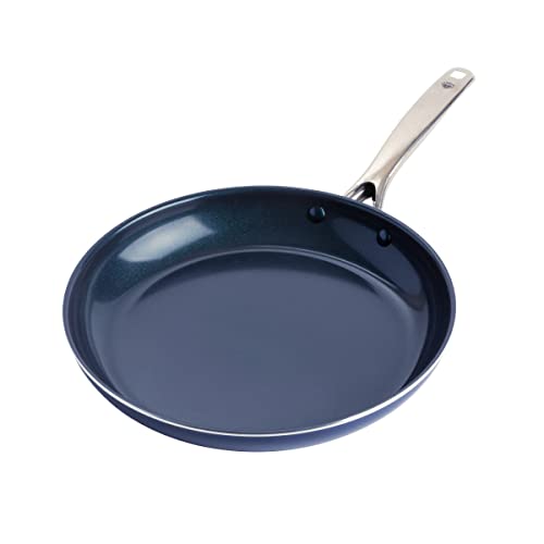 Blue Diamond Sartén Antiadeherente de Aluminio, Apta para Todo Tipo de Cocinas, Inducción, Horno y Lavavajillas, 30cm, Azul
