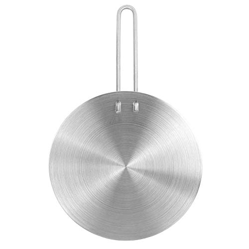 Difusor de calor Acero inoxidable Difusor de calor Placa de inducción Adaptador Convertidor Gas Cocina eléctrica Placa(24cm)