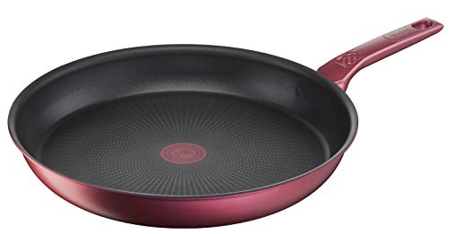 Tefal Daily Chef - Sartén 28 cm, duradera, resistente, fácil de limpiar, revestimiento antiadherente, termo-Signal, cocina sana, fabricada en Francia, inducción G2730602