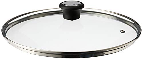 Tefal 28097712 Tapa de Vidrio Compatible, Salida de Vapor, 28 cm - Transparente