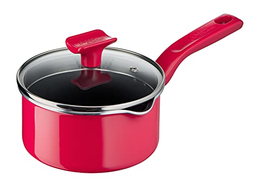 ChefClub by Tefal - Cazo (16 cm, incluye tapa, revestimiento antiadherente Titanium, función termo-Signal, para todo tipo de cocinas, incluida inducción, G8062204)