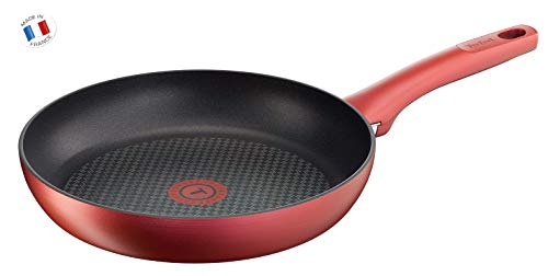 Tefal C6820202 Sarten Profesional Barata Chef, Aluminio, Rojo, 21 cm
