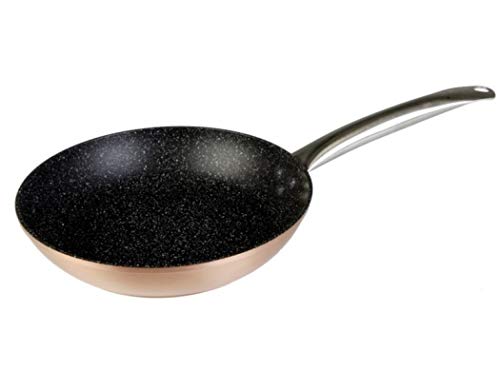 WECOOK! Professional Sartén Aluminio Forjado 18 cm, Inducción, Antiadherente Ecológico sin PFOA, 2,8 mm Espesor, Mango Acero Inox., Color Cobre, Apta Todas las Cocinas, Vitrocerámica, Gas, Horno