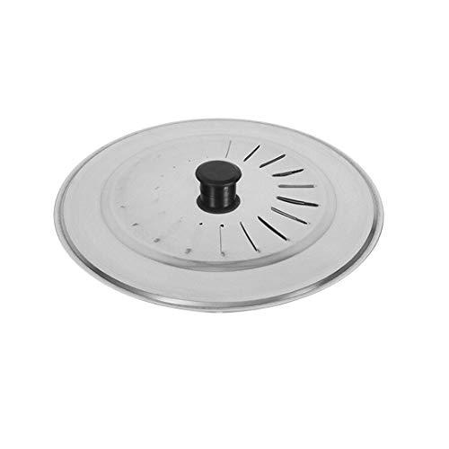 EUROXANTY Tapa para sartenes y ollas | Tapadera multiusos | Tapadera antisalpicaduras | Tapa con mango ergonómico | Varios diámetros | Tapa de metal | 26cm