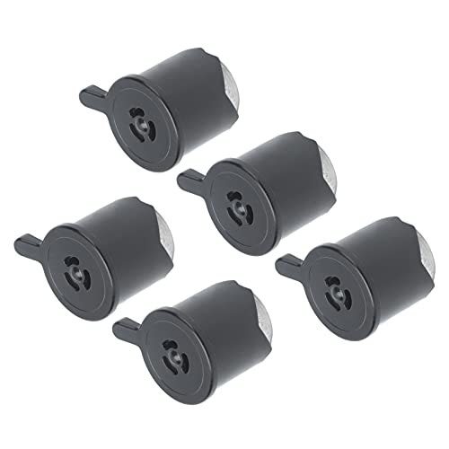 Válvula de Olla a Presión, Válvula de Funcionamiento de Olla a Presión Mango de Liberación de Vapor ABS Portátil de 5 Piezas para Comedor para el Hogar (Negro)