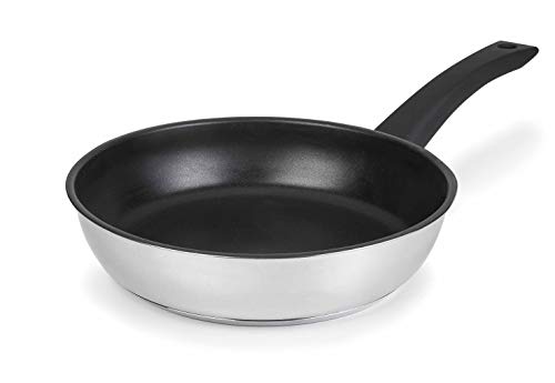 Lacor - 71324 - Sartén Home Lisa Tricapa Antiadherente 24cm Inox