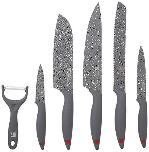 BERGNER Set 6pc acero inoxidable Star, 6 cuchillos