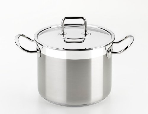 BRA Olla Profesional 24 Tapa INOX A343955, Acero Inoxidable 18/10, Único, 24 cm