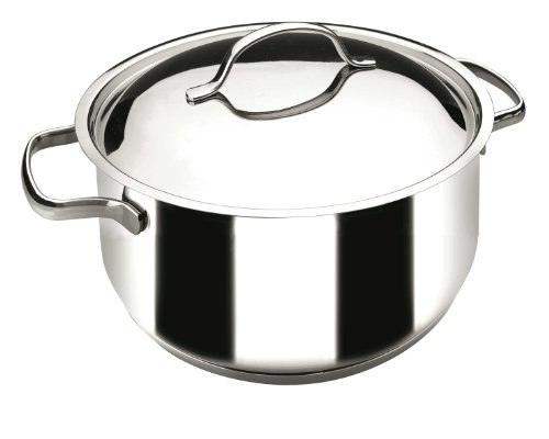 Lacor - 32024 - Cacerola con Tapa Basic 24 cm Inox
