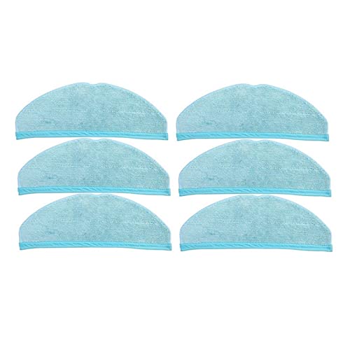 Adecuado for Cecotec Conga 8090 9090 AI, Piezas de Repuesto for Robot Aspirador, Accesorios for Robot de Barrido, Trapo de Limpieza de mopa (Color : 6pcs)